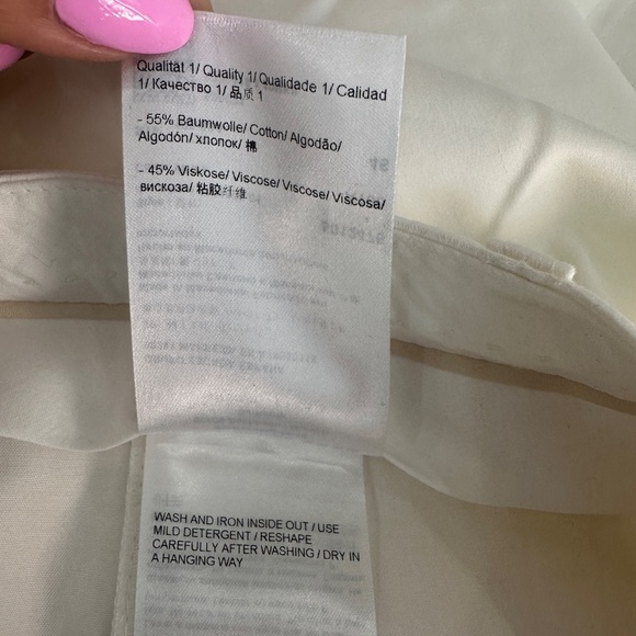 NWT $325 Escada White Theophani Short Size 46/US 16 - Picture 6 of 7